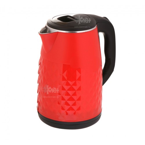 Чайник ДОБРЫНЯ DO-1237R (2,8л.) нерж/пл красн