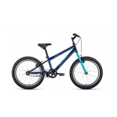 Велосипед 20"" ALTAIR MTB HT 1.0 рост 10,5"", 1ск., тёмно-синий/бирюзовый