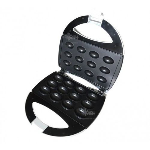 Электровафельница DELTA DL-055 ""Орешек"" 800Вт бел