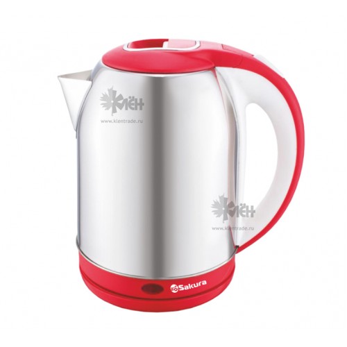 Чайник SAKURA SA-2164WR (2.5) красно/бел д