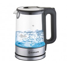 Чайник SAKURA SA-2726SBK (1.7) стекл подсв