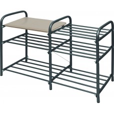 Этажерка для обуви Nika Люкс4 ЭТЛ4/Ч чёрный