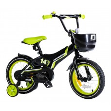 Велосипед 16"" NAMELESS Cross чёрный/зелёный