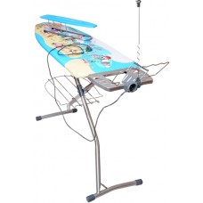 Гладильная доска Nika-grant НГ металл, 1220х420мм, европодстав., подрукав., эл.удлин.2,2м, полка