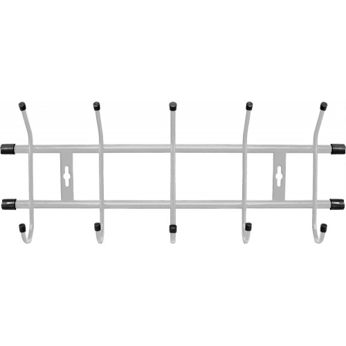 Вешалка настенная Nika 5 крючков ВН5/С серебро