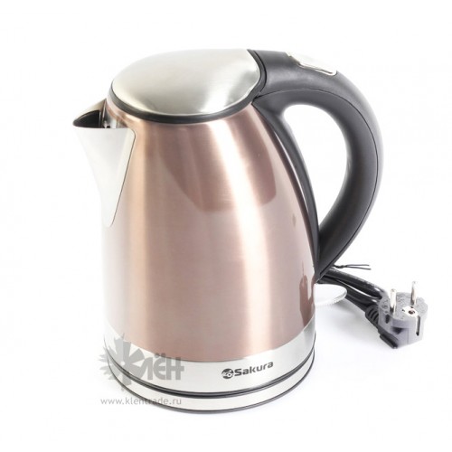 Чайник SAKURA SA-2118Z (1,7л.) нерж. шампань