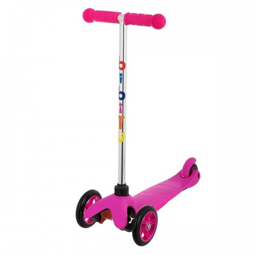 Самокат 3-ёх кол. BIBITU SWEET SKL-06A руль 64см., до 25кг., розовый