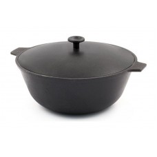 Казан чугунный 5л. Камская к51 алюм. крышка