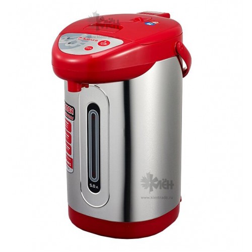 Чайник-термос SAKURA SA-345RS (4,2л.) красн металл/чёрн.