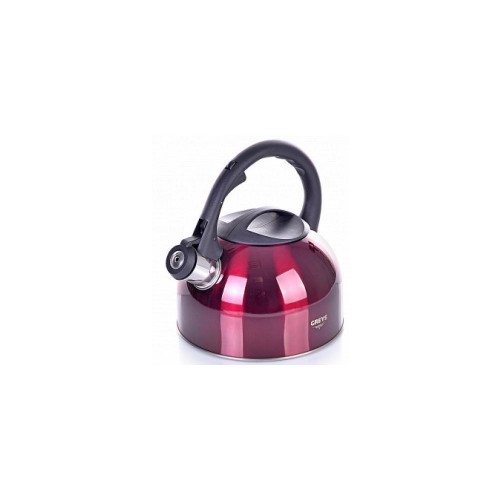 Чайник газовый 2,5л. Greys KS-437 красный металлик