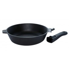 Сковорода чугунная d26см. Камская С6060 съемная бакелит.ручка Сковорода чугунная d26см. Камская С6060 съемная бакелит.ручка