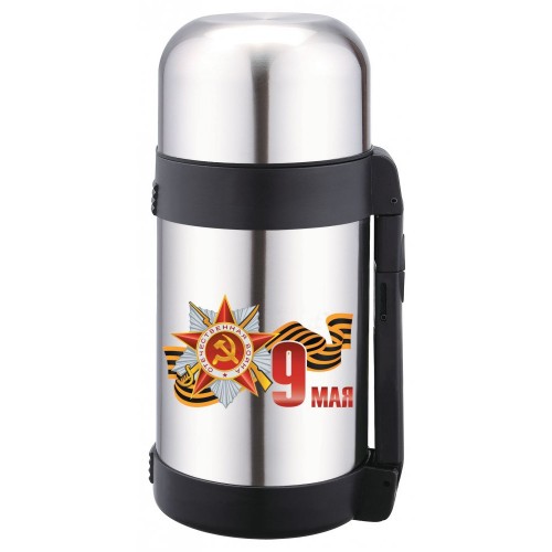 Термос нерж. 1,2л. BEKKER BK-4147 широк.горло, ремень