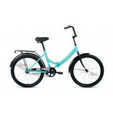 Велосипед 24"" ALTAIR City складная рама, рост 16"", мятный/серый