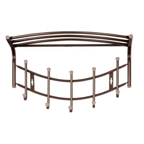 Вешалка настенная Haushal 5 крючков НВН1/BR коричневый NEW