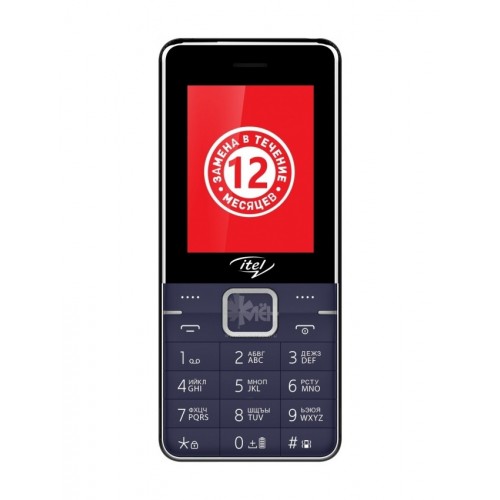 Телефон сотовый ITEL IT5615 Elegant Blue/синий