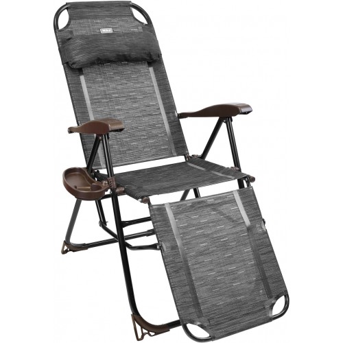 Кресло-шезлонг Nika КШ3/5 (с полкой) венге