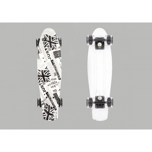 Пенниборд 56*14см. BlackAqua S0123 дека пластик, газета