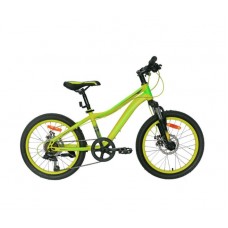 Велосипед 20"" NAMELESS S2200D рост 12"", 7ск., диск., зелёный/синий
