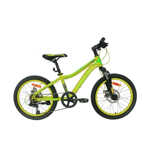 Велосипед 20"" NAMELESS S2200D рост 12"", 7ск., диск., зелёный/синий