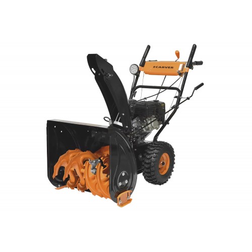 Снегоуборщик CARVER STG 7056EL (7л.с., 56*54, 6 вперёд/2 назад, колёса 14"", LEDфара, эл.старт)