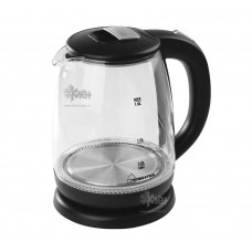 Чайник HOMESTAR HS1018 стекло/пластик , черн 5966