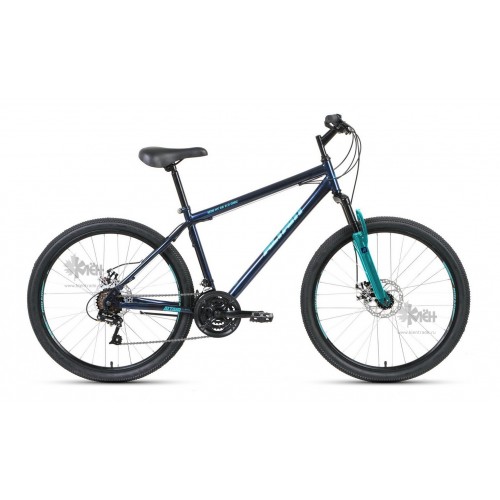 Велосипед 26"" ALTAIR MTB HT 2.0 disc рост 17"", 21ск., т.синий/бирюзовый