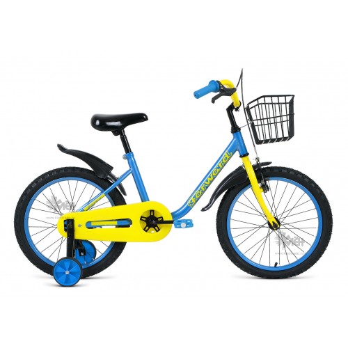 Велосипед 18"" FORWARD Barrio с корзиной, синий
