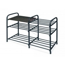 Этажерка для обуви Nika Люкс4 ЭТЛ4/ДШ дуб шале тёмный