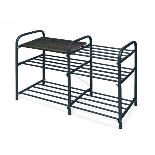 Этажерка для обуви Nika Люкс4 ЭТЛ4/ДШ дуб шале тёмный