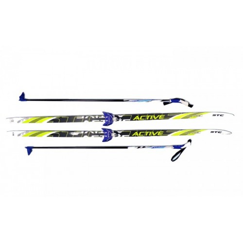 Комплект лыж STC 75мм 170см step