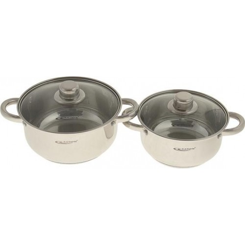Набор посуды 4пр. ГРЕТТА (2,2л+3,2л) КТ-04D