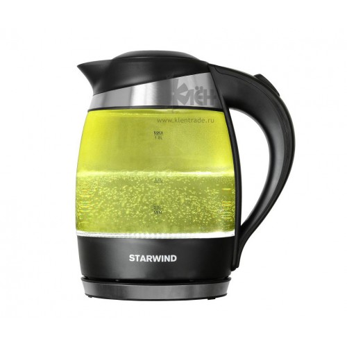 Чайник STARWIND SKG2215 1.8л жел стекло