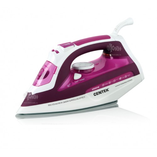 Утюг CENTEK CT-2332 2.6 Bт фиол, керам. Утюг CENTEK CT-2332 2.6 Bт фиол, керам.