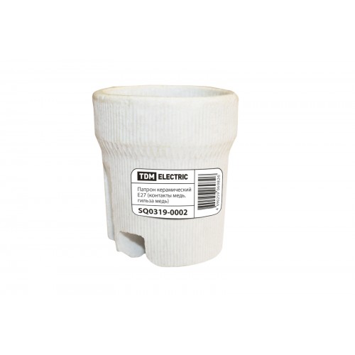 Патрон Е-27(керамика c держателем) TDM SQ0319-0007