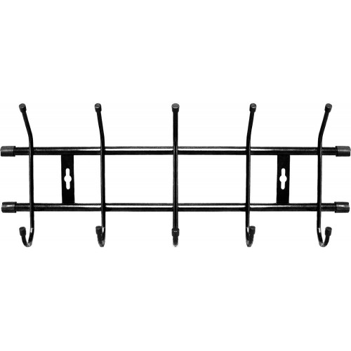 Вешалка настенная Nika 5 крючков ВН5/Ч чёрный