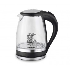 Чайник SAKURA SA-2712BK(1,6л.) стекл.подсв