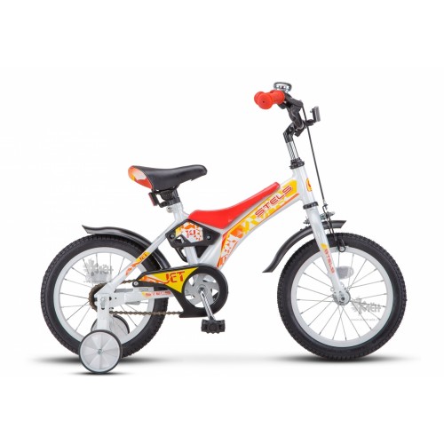 Велосипед 14"" STELS Jet белый/красный