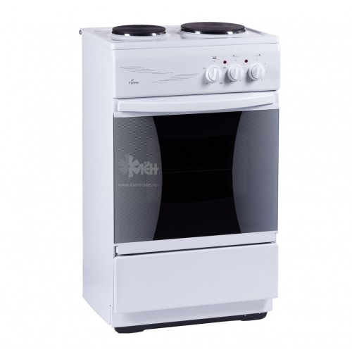 Плита электро Flama CE 3201 бел. (2к)