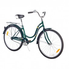 Велосипед 26" Сибирь 2603 низкая рама, зелёный