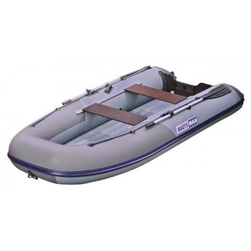 Лодка надувн. Boatsman ВТ340A НДНД моторная (серо-графитовый)