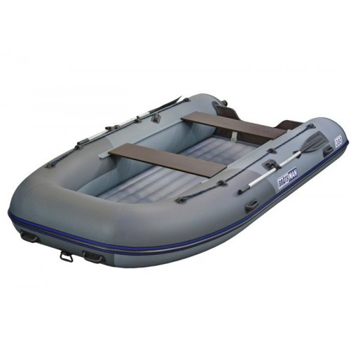 Лодка надувн. Boatsman ВТ380A НДНД моторная (серо-графитовый)
