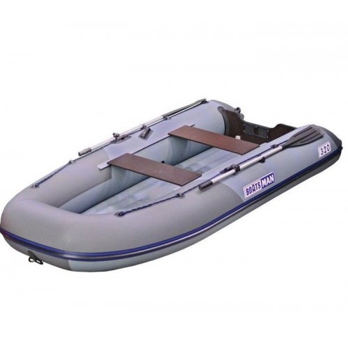 Лодка надувн. Boatsman ВТ320A НДНД моторная (серо-графитовый)