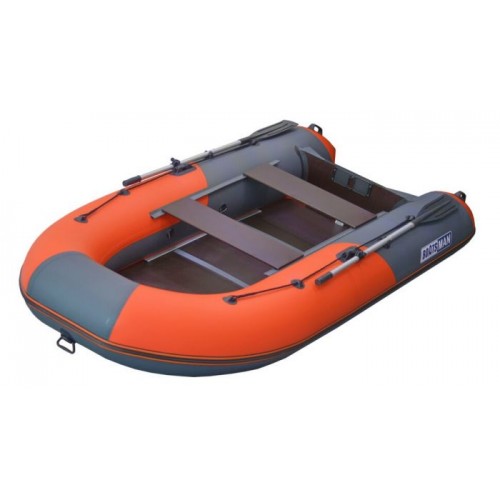 Лодка надувн. Boatsman ВТ330 моторная (графитово-оранжевый)